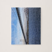 De foreground Forth Road Bridge is een ophanging b Legpuzzel (Verticaal)