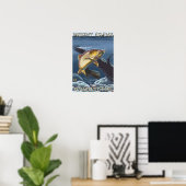 De forel Vist Sectie - zet Adams, WA op Poster (Thuiskantoor)