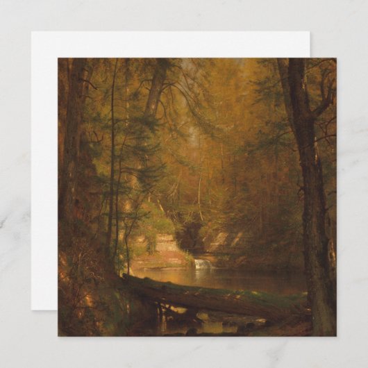 De forelenpool (1870) — een flatkaart (Voorkant / Achterkant)