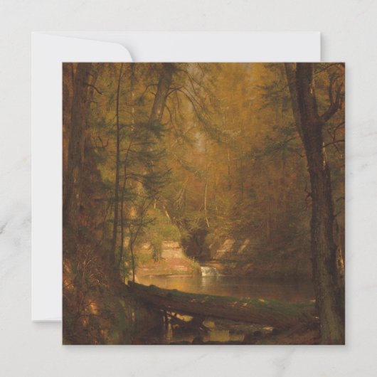 De forelenpool (1870) — een flatkaart (Voorkant)