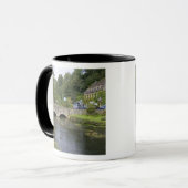 de forelstroom in het dorp Bibury, Mok (Voorkant links)