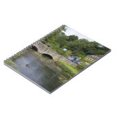 de forelstroom in het dorp Bibury, Notitieboek (Linkerzijde)