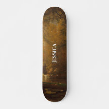 De forelvijver (1870) Kunstwerk - Skateboard