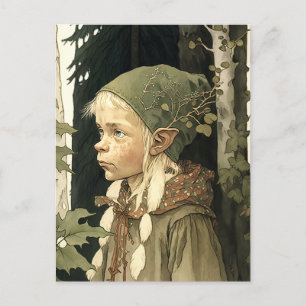 De Forest Elf Vintage Briefkaart