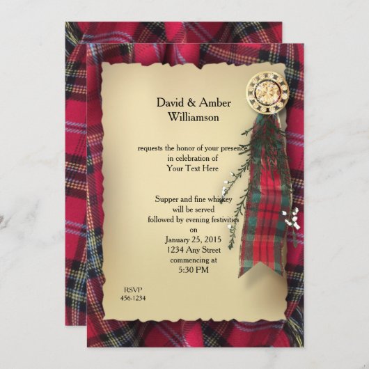 De "formele" generieke uitnodiging (Voorkant / Achterkant)