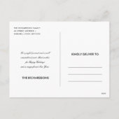 DE FORMELE VREDE VAN DE KALLIGRAFIE VAN DE MARINE FEESTDAGENKAART (Achterkant)