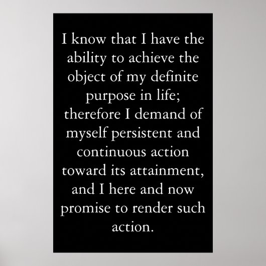 De formule: denk na en vergroot rijk poster (Voorkant)