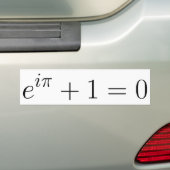 De formule Euler Bumpersticker (Op auto)