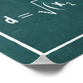 De formule voor afstand poster (Hoek)