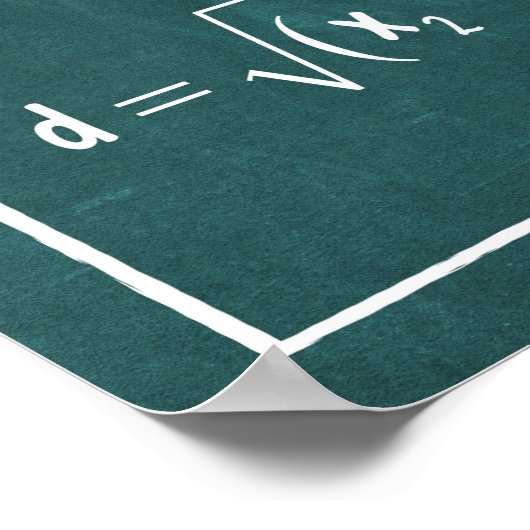 De formule voor afstand poster (Hoek)