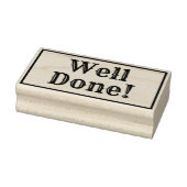 De formulering zegt goed gedaan. huiswerk van de l rubberstempel (Stempel)