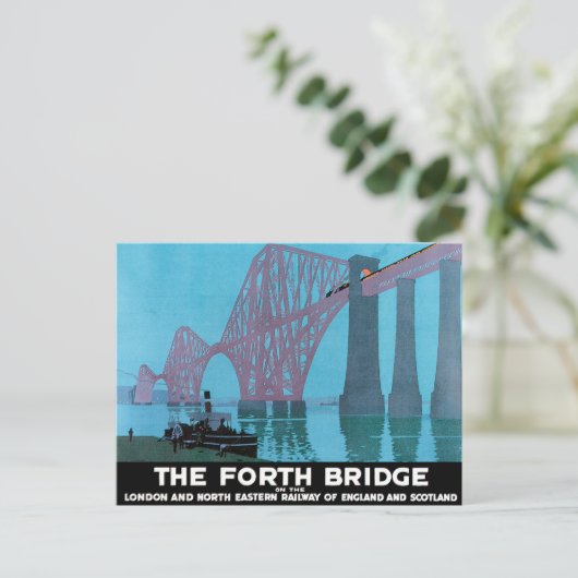 De Forth Bridge Briefkaart (Staand voorkant)