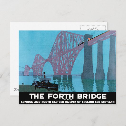 De Forth Bridge Briefkaart (Voorkant / Achterkant)