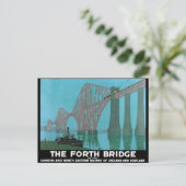 De Forth Bridge - Noordoostelijke spoorweg Briefkaart (Staand voorkant)