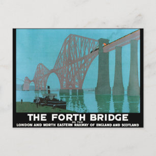 De Forth Bridge - Noordoostelijke spoorweg Briefkaart