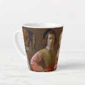De Fortune Teller-Georges de La Tour Klein Latte Mok (Linkerhoek)