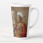 De Fortune Teller-Georges de La Tour Latte Mok (Rechts)