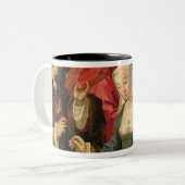 De Fortune Teller Tweekleurige Koffiemok (Voorkant links)