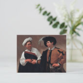 De Fortune Teller van het Briefkaart Caravaggio (Staand voorkant)