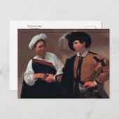 De Fortune Teller van het Briefkaart Caravaggio (Voorkant / Achterkant)