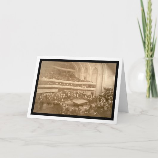 De Foto 1908 van de Toernooien van het biljart Kaart (Voorkant)