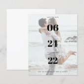 De foto bewaart de Datum (Voorkant / Achterkant)