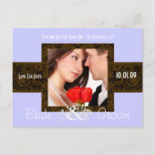 De foto bewaart de Datum Aankondigingskaart (Voorkant)