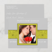 De foto bewaart de Datum Aankondigingskaart (Voorkant / Achterkant)