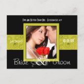 De foto bewaart de Datum Aankondigingskaart (Voorkant)