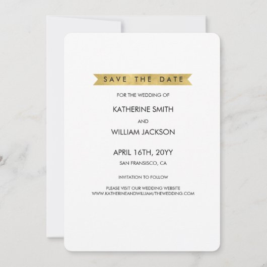 De foto bewaart de Datum | Kersttoekomst, heren en Save The Date (Achterkant)