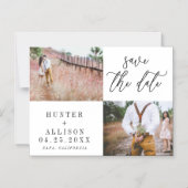 De foto bewaart de Datum | Magneet Magnetische Uitnodiging (Voorkant)