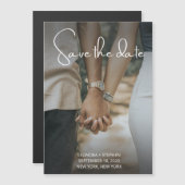 De foto bewaart de Datum Magnetische Uitnodiging (Voorkant / Achterkant)