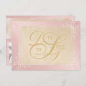 De foto bewaart de Datum Save The Date (Voorkant / Achterkant)