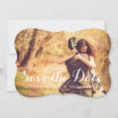 De foto bewaart de Datum Save The Date (Voorkant)