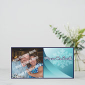 De Foto Card005 van Kerstmis Feestdagenkaart (Staand voorkant)