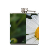 de foto, een margueritte, doen groen heupfles (Achterkant)