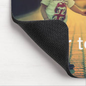 De Foto en de Tekst van de douane Muismat (Hoek)