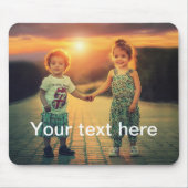 De Foto en de Tekst van de douane Muismat (Voorkant)