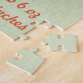 De foto en geboortestatistieken van uw baby Bosboo Legpuzzel (Zijkant)