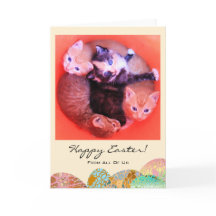 De Foto Gelukkige Pasen van de douane van wij