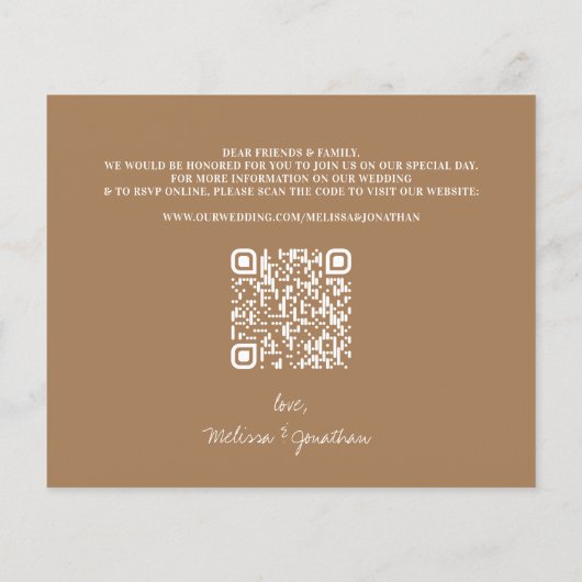 De Foto Greenery van de begroting laat QR code spa (Achterkant)