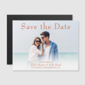 De Foto Modern bewaart het Magnet van de Aankondig (Voorkant / Achterkant)