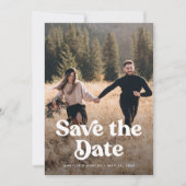 De Foto opslaan op de datum Save The Date (Voorkant)