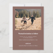 De Foto opslaan op de datum Save The Date (Achterkant)