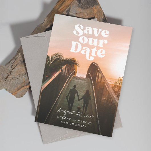 De Foto opslaan op de datumkaarten Feestdagenkaart