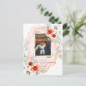 De Foto Persimmon van de waterverf sparen de Datum Briefkaart (Staand voorkant)