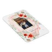 De Foto Persimmon van de waterverf sparen de Datum Magneet (Rechterzijde)