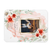 De Foto Persimmon van de waterverf sparen de Datum Magneet (Horizontaal)