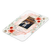 De Foto Persimmon van de waterverf sparen de Datum Magneet (Linkerzijde)