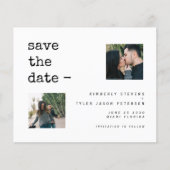 De foto QR CODE van de begroting moderne bruiloft (Voorkant)